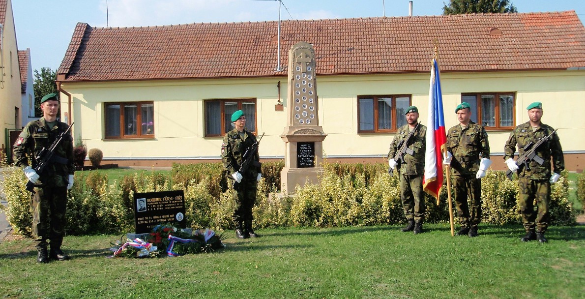 Odhalení pamětní desky B. Fiřtovi I